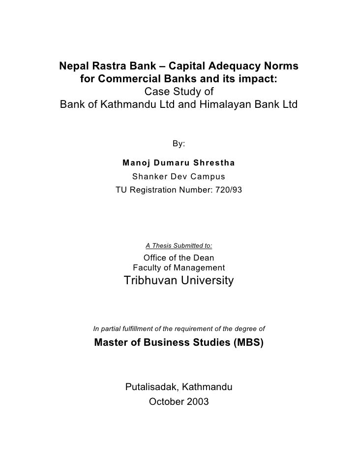 mortgage backed securities thesis